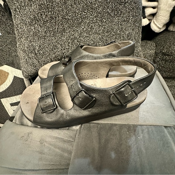 SAS TRIPAD COMFORT SANDALS, Black Pebble Leather, Made in USA, Women’s 10.5 - Picture 5 of 15